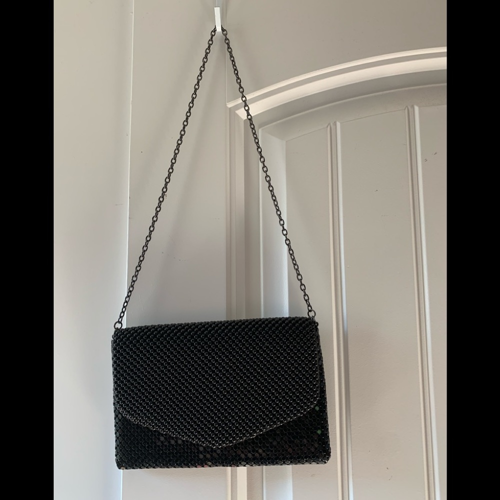 Black occasion bag.  Two different beads.